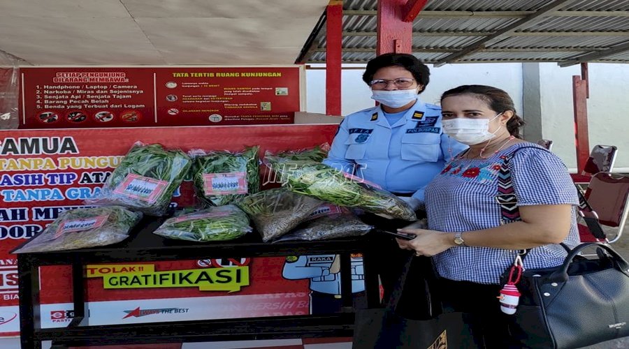 One Day One Prison’s Product di Lapas Ambon, Sayuran Laku Terjual