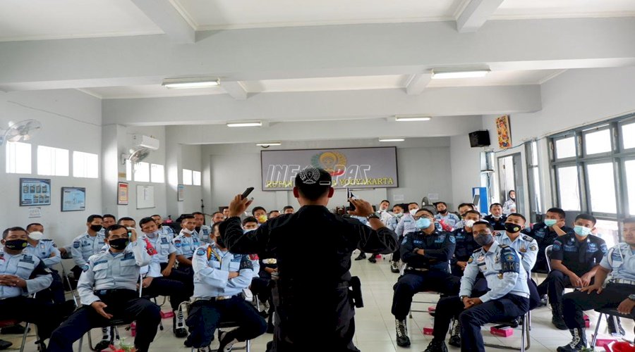 Datangkan Pasukan Gegana, Wujud Nyata Sinergi Rutan Yogyakarta-Polda DIY