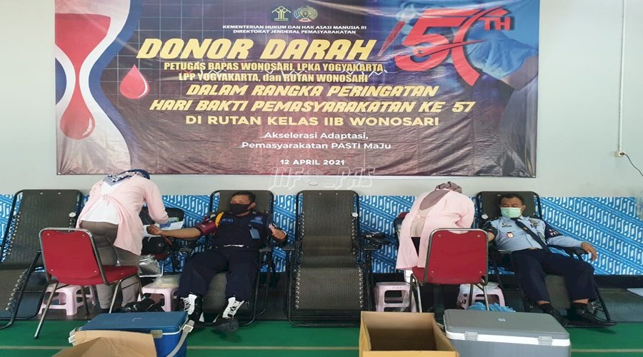 Gelar Donor Darah, Dari Pemasyarakatan untuk Kemanusiaan