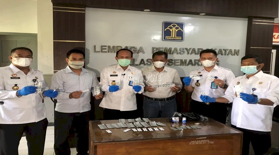 Petugas Gagalkan Upaya Penyelundupan Psikotropika ke Lapas Semarang