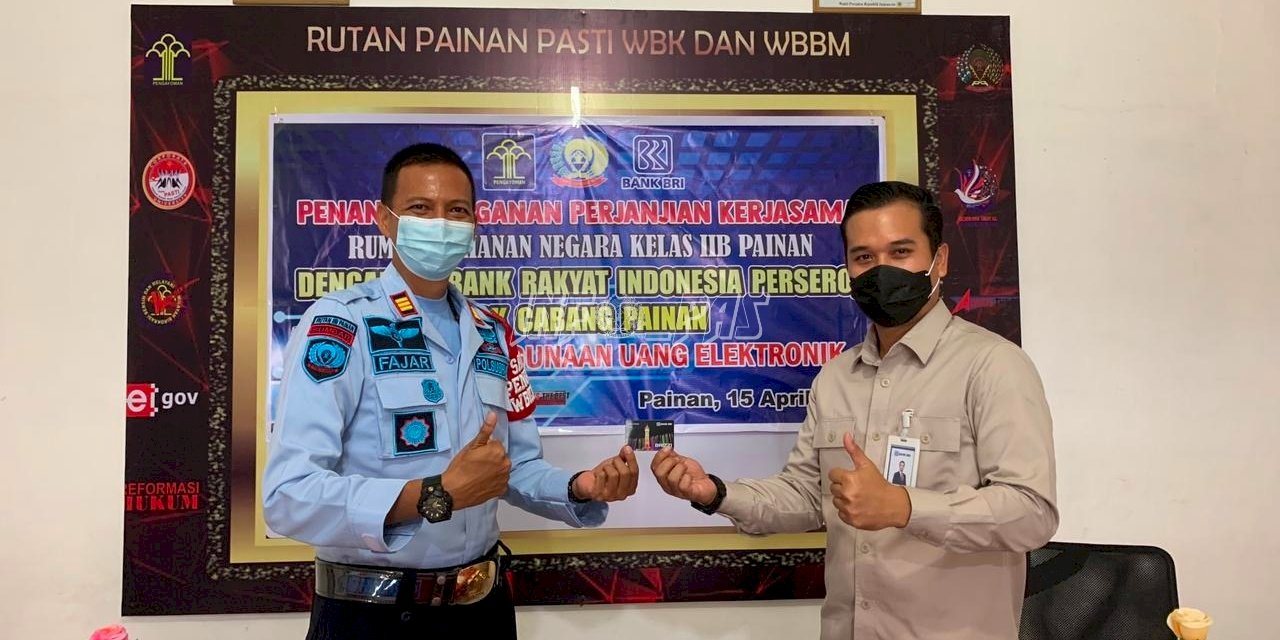 Cegah Penyalahgunaan Uang Tunai, Rutan Painan Rangkul BRI Terbitkan BRIZZI 