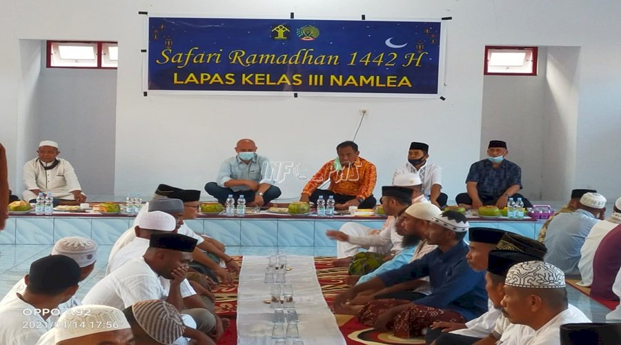 Safari Ramadan, Pimti Kanwil Maluku Kunjungi Lapas Namlea