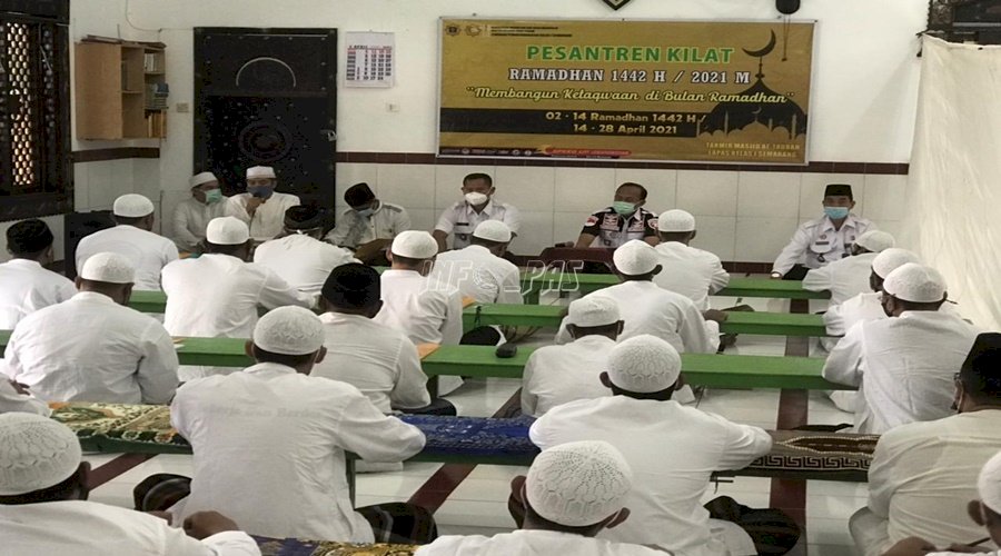 Puluhan WBP Lapas Semarang Ikuti Pesantren Kilat Ramadan