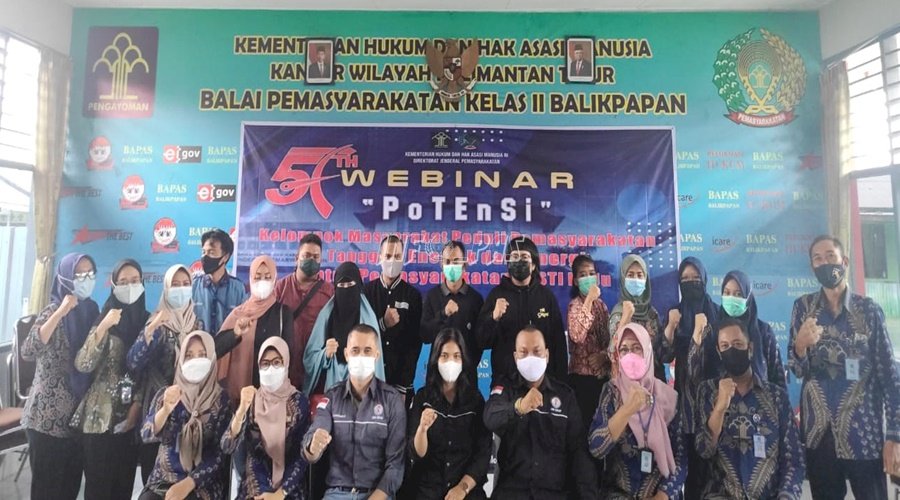 Gandeng Pokmas Lipas, Bapas se-Indonesia Gelar Webinar PoTEnSi