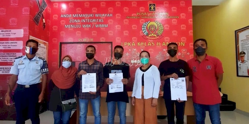 3 Anak LPKA Ambon Jalani Program Integrasi