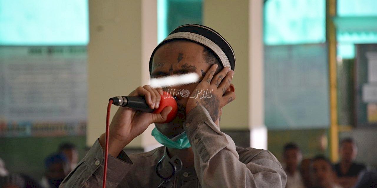 Penuh Semangat, WBP Lapas Narkotika Jakarta Ikuti Perlombaan Islami