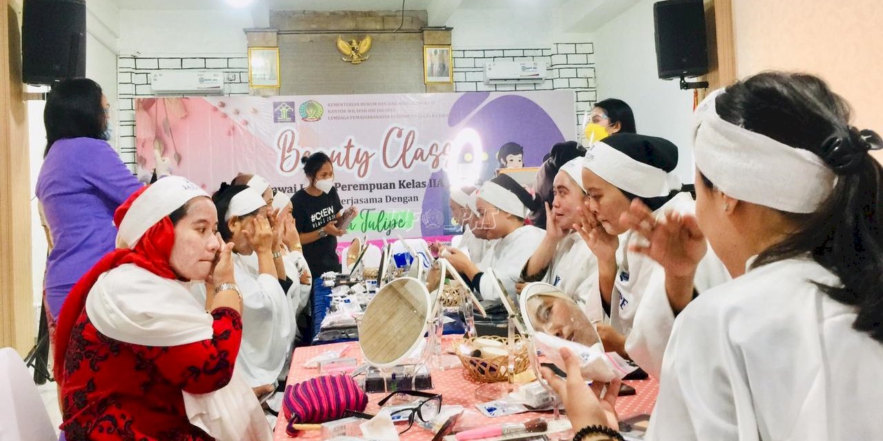Tingkatkan Kepercayaan Diri, Petugas LPP Jakarta Ikuti Pelatihan Kecantikan