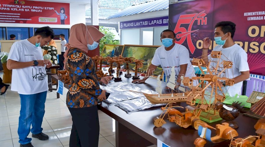 Lapas Binjai Ajak Masyarakat Beli Produk WBP