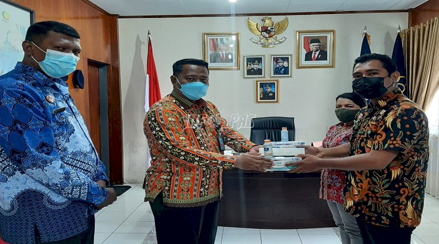 Lapas Ambon Bagikan Petugasnya Peralatan Pencegahan COVID-19