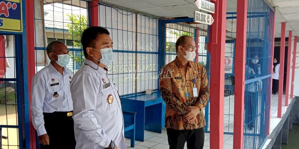Kakanwil Kalteng Pantau Pengamanan di Rutan Buntok Jelang Idulfitri