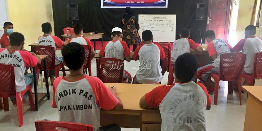 Asah Kemampuan Berhitung, Anak LPKA Ambon Belajar Matematika