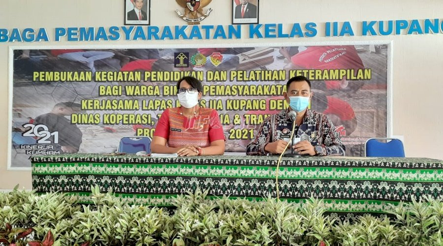 100 WBP Lapas Kupang Ikuti Pelatihan Mebel & Pengelasan