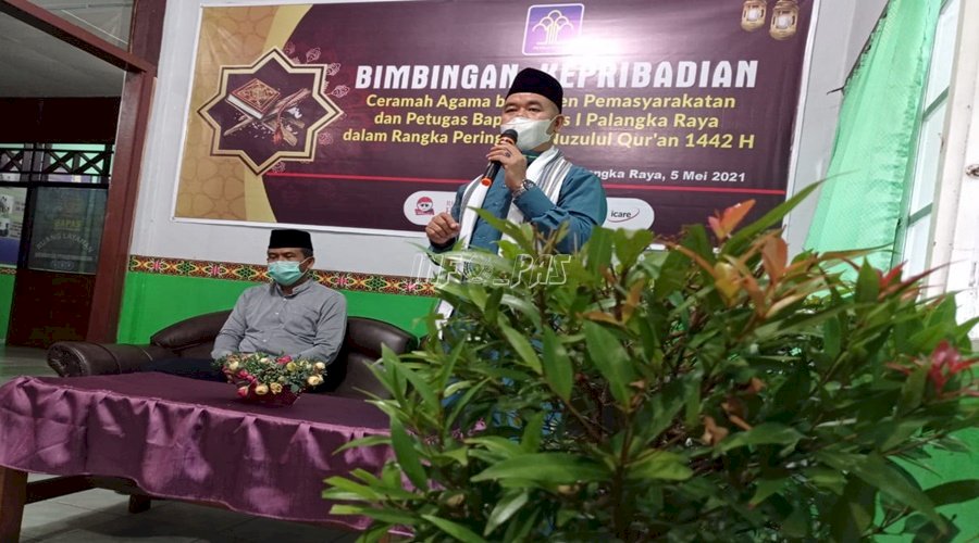 Bapas Palangka Raya Gelar Bimbingan Kepribadian dan Bagi Takjil Gratis