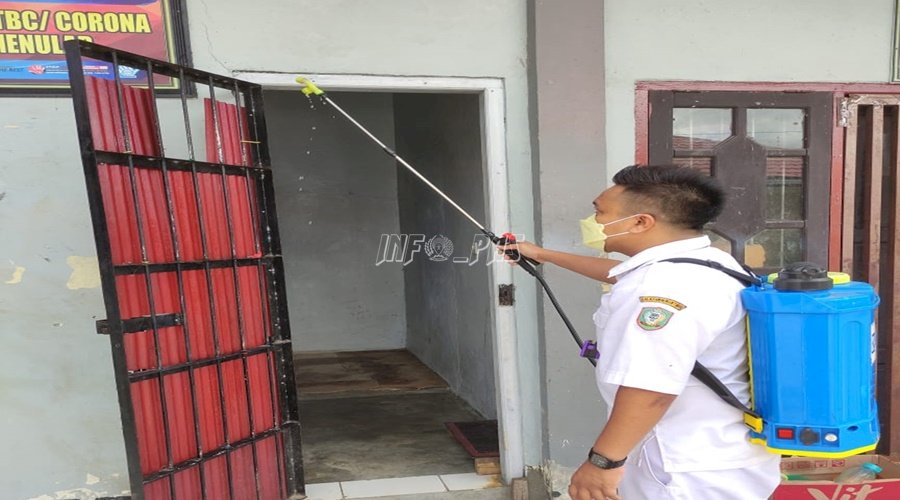 Kamar Hunian WBP Lapas Sampit Kembali Disterilkan Disinfektan