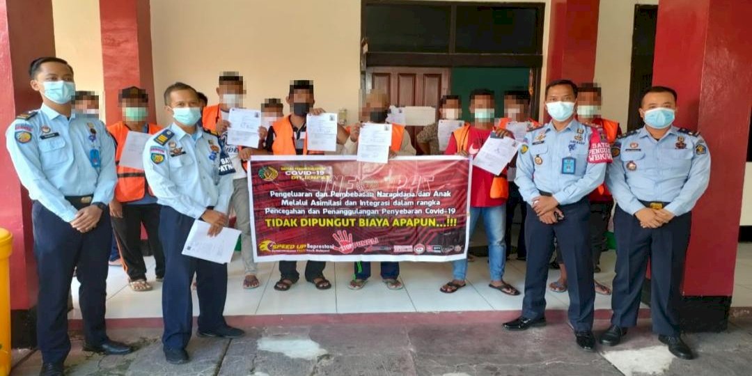 13 Narapidana Lapas Sampit Jalani Asimilasi Rumah