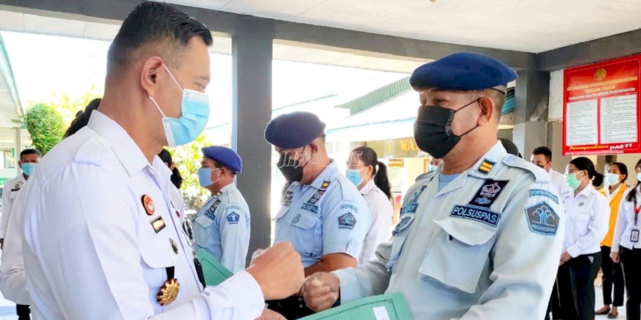 8 Petugas Lapas Kupang Raih Penghargaan Petugas Teladan & Pelayanan Publik Terbaik