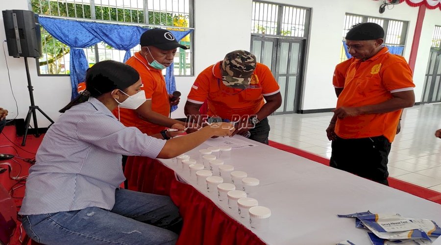 Dites Urine, 58 Narapidana Lapas Ambon Negatif Narkoba