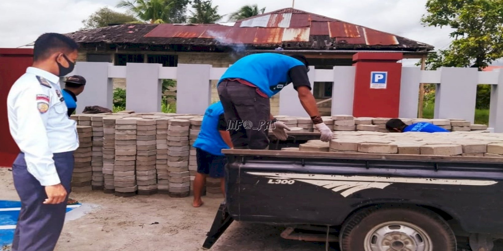 Lapas Sampit Dapat Pesanan 4.000 Paving Block