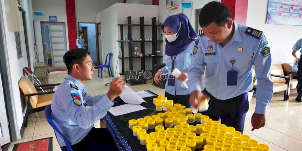 124 Petugas LPN Karang Intan Dites Urin, Ini Hasilnya