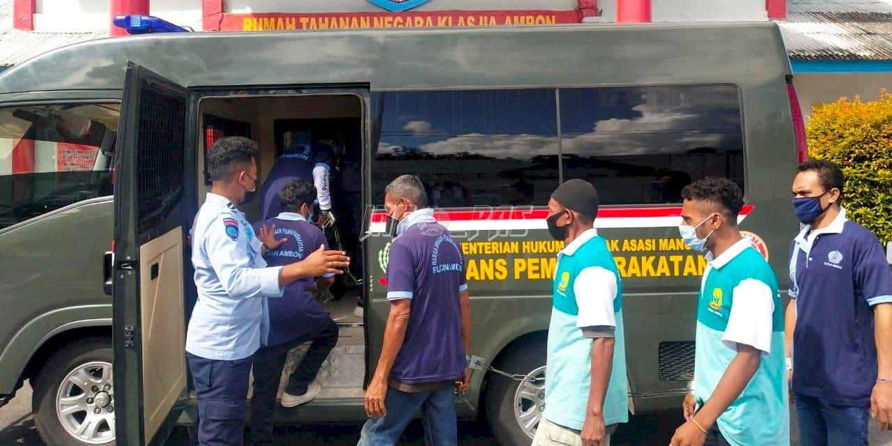 16 WBP Rutan Ambon Dipindahkan ke Lapas Ambon