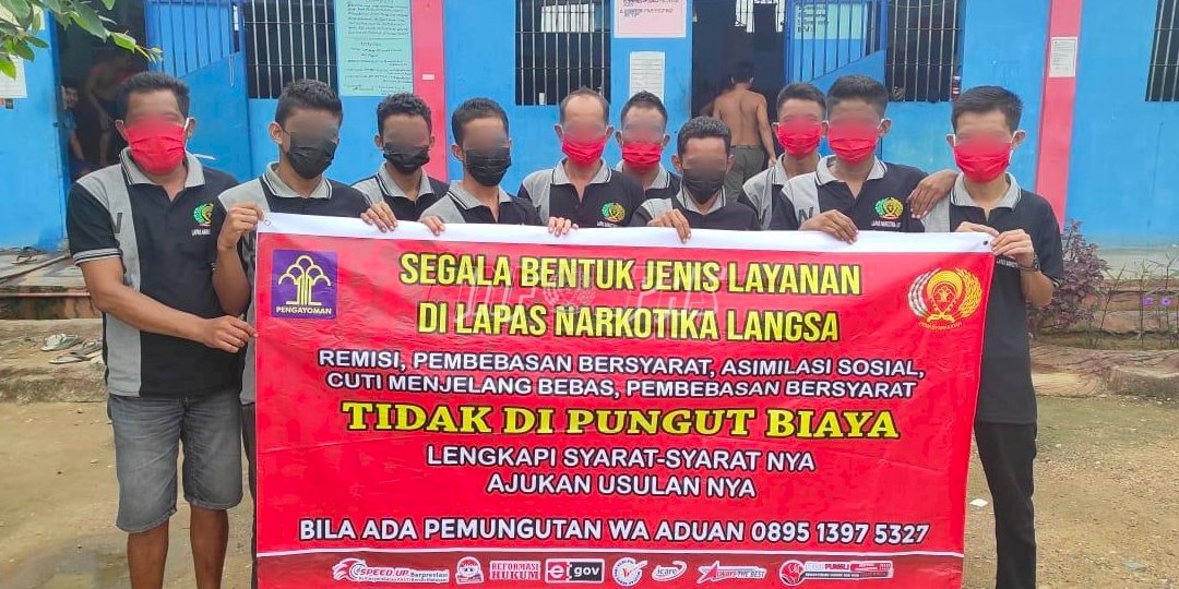 Sosialisasikan Hak WBP, Kalapas Narkotika Langsa Tegaskan Semua Layanan Gratis