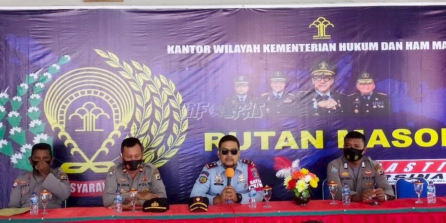 Rutan Masohi Disambangi Satbinmas Polres Maluku Tengah