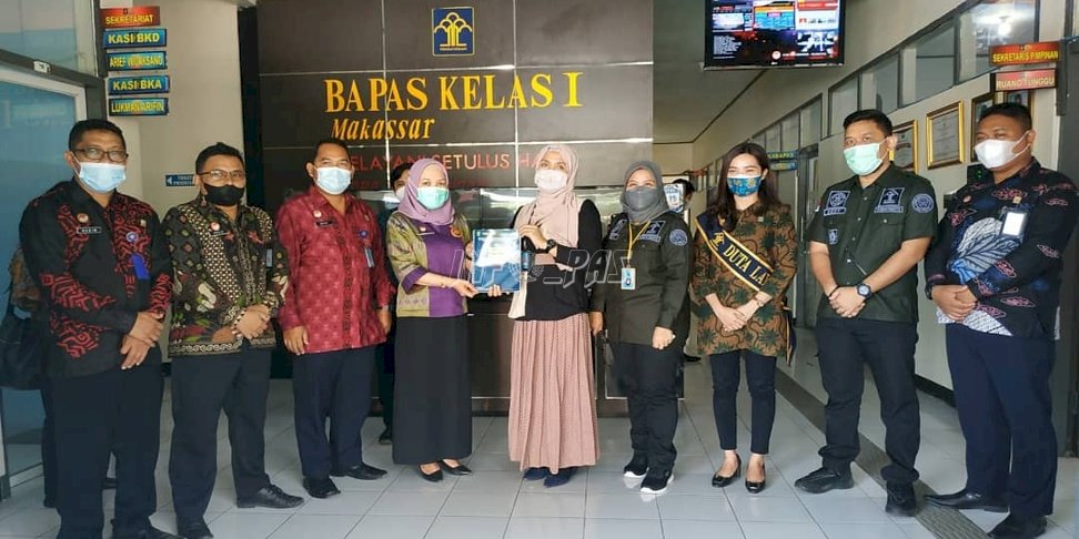 Optimalkan Pelayanan Publik Berbasis HAM, Bapas Makassar Terima Kunjungan Ditjen HAM
