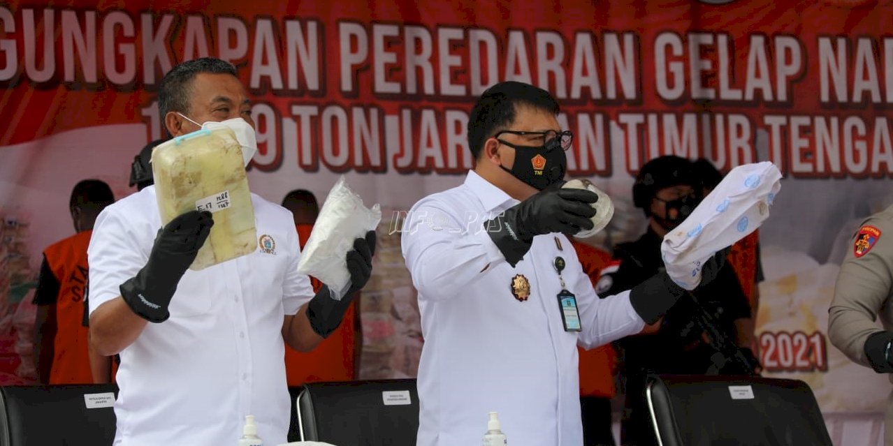 Ditjenpas Berkontribusi Gagalkan Peredaran 1,129 Ton Sabu Jaringan Internasional