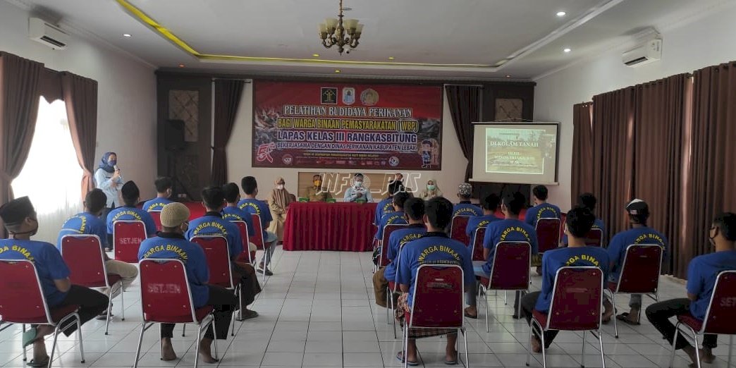 Persiapan Budidaya Perikanan, WBP Lapas Rangkasbitung Ikuti Pelatihan