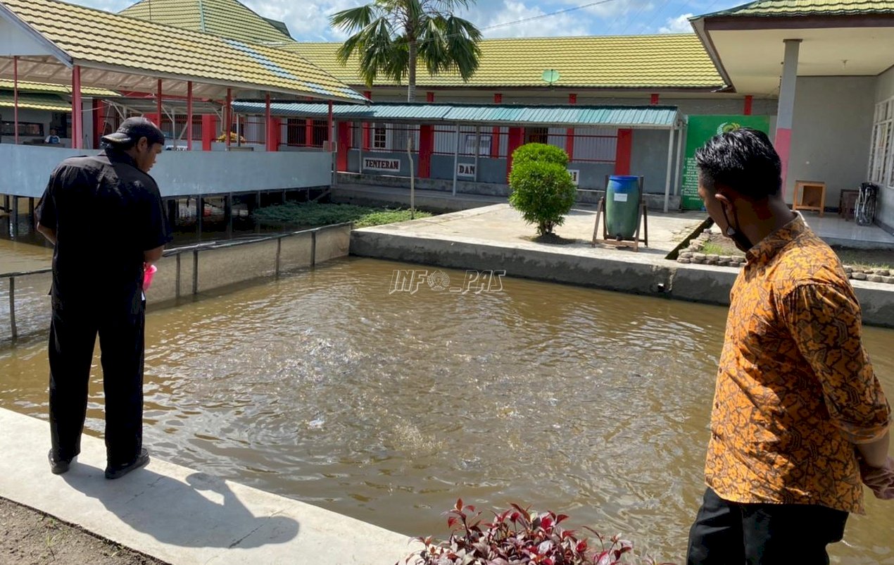 Karutan Kuala Kapuas Pantau Pembinaan Budidaya Ikan Air Tawar