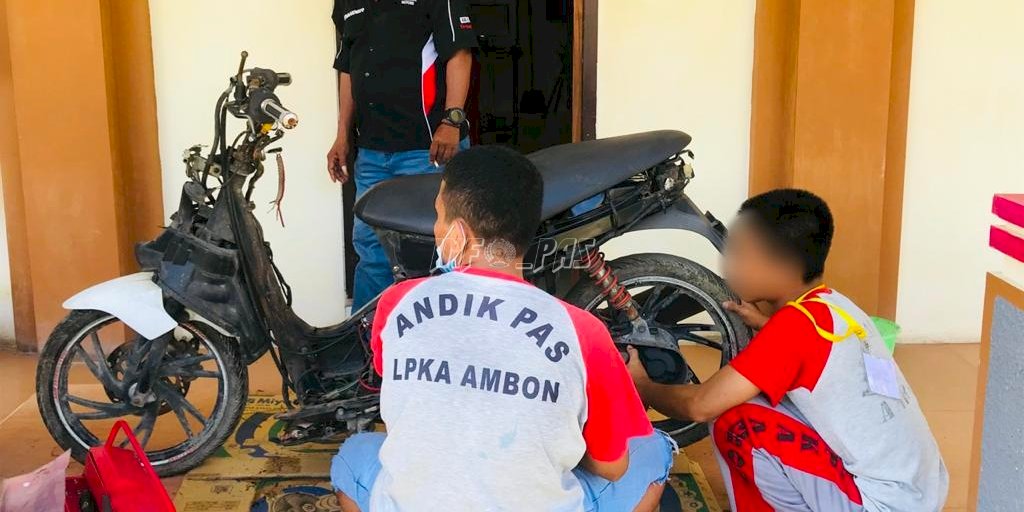 Motor Mangkrak 2 Tahun Berhasil Diperbaiki Anak LPKA Ambon