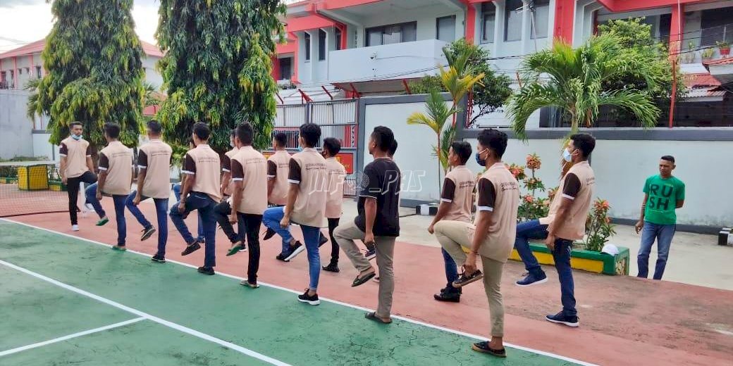 Usai Dibekali Materi Dasar Kepramukaan, Narapidana Lapas Ambon Ikuti LKBB