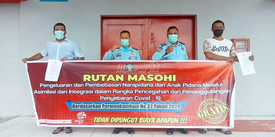 UPT Pemasyarakatan Kembali Berikan Asimilasi Rumah Bagi WBP