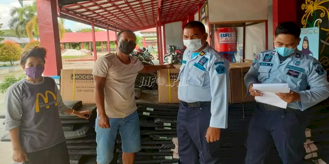 Lapas Sampit Terima Peralatan Dapur dan Matras untuk WBP