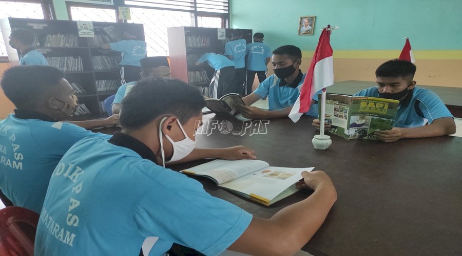 Perpustakaan LPKA Loteng Fasilitasi Minat Baca Anak