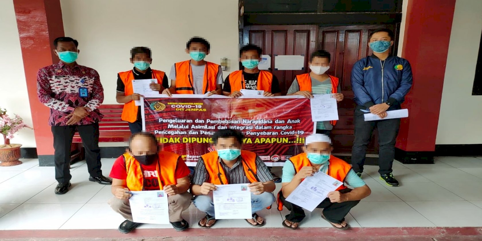 7 Narapidana Lapas Sampit Dapat Program Asimilasi di Rumah