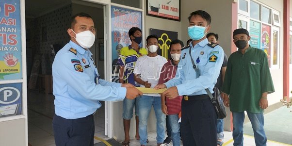 Bapas Pangkalan Bun Kembali Terima 7 Klien Reintegrasi PB & CB