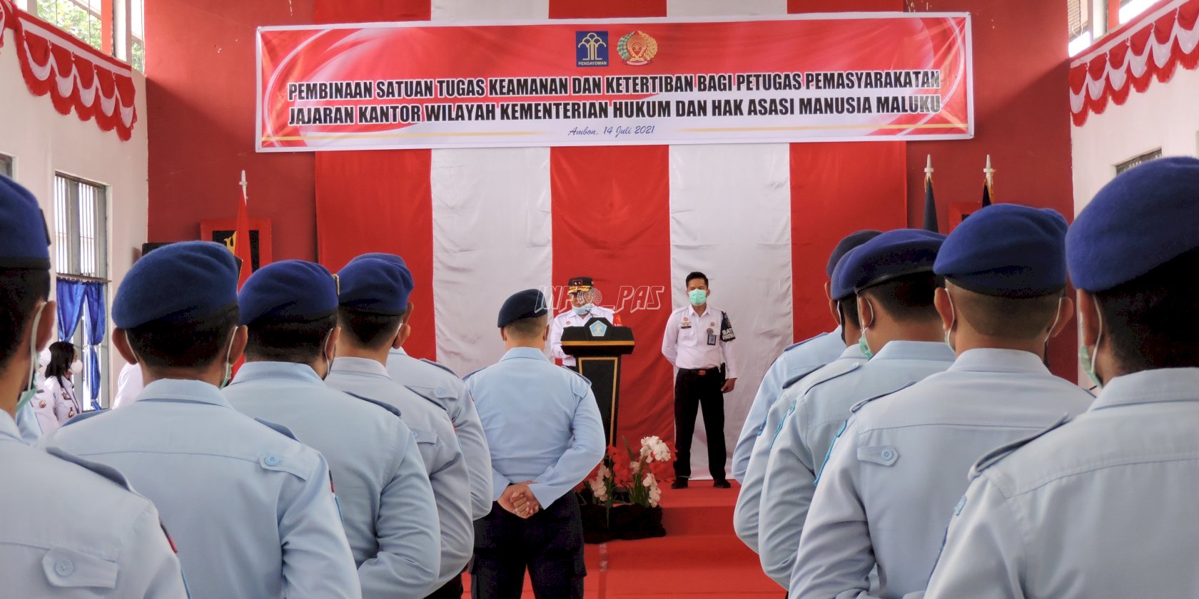 Giat Bina Satgas Kamtib Petugas Pemasyarakatan Maluku Resmi Dibuka