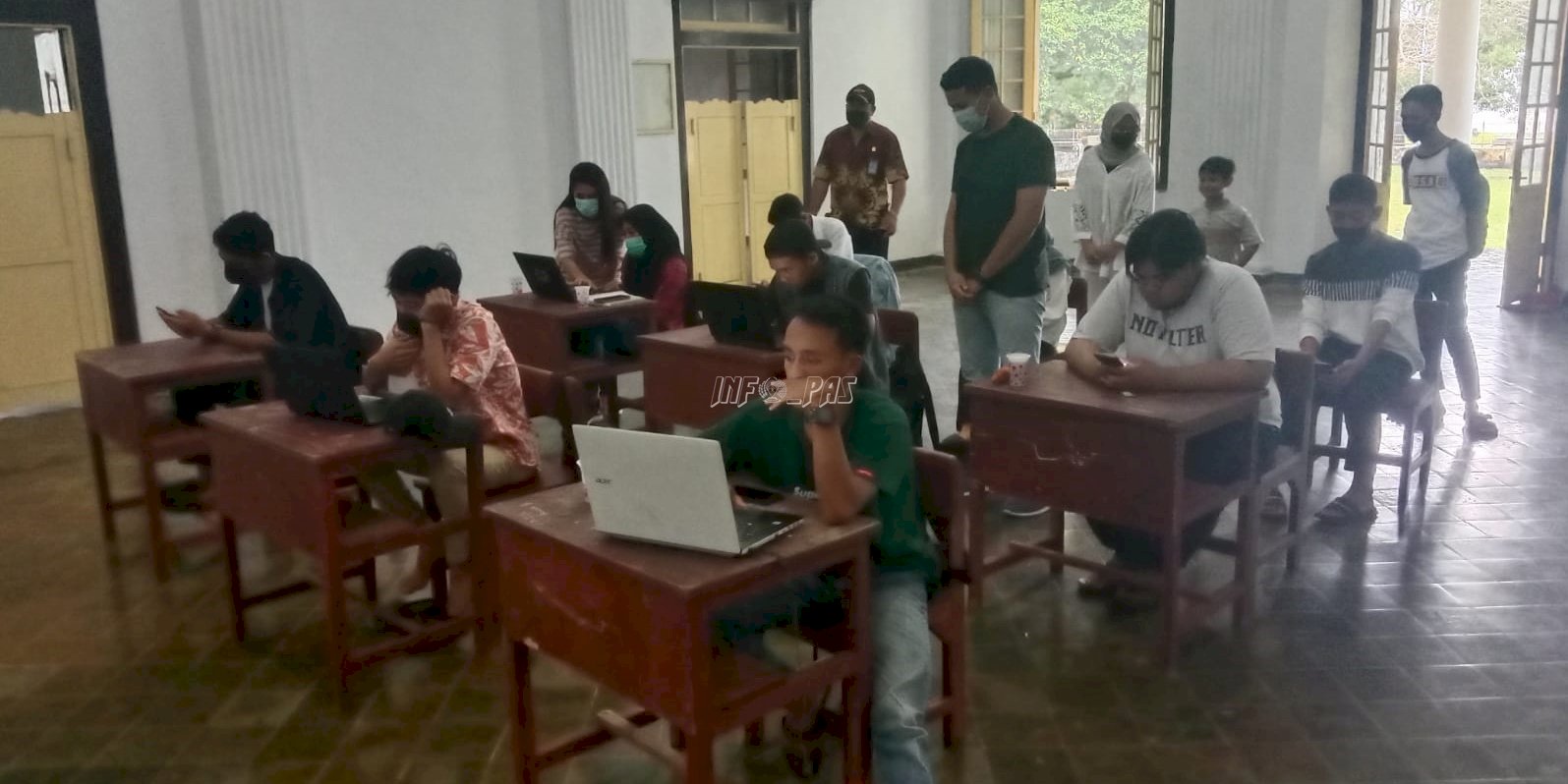 Lapas Banda Naira Fasilitasi Simulasi Ujian CAT CPNS Gratis