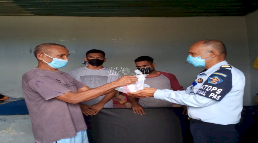 Lapas Dobo Bagikan Matras & Perlengkapan Mandi bagi WBP