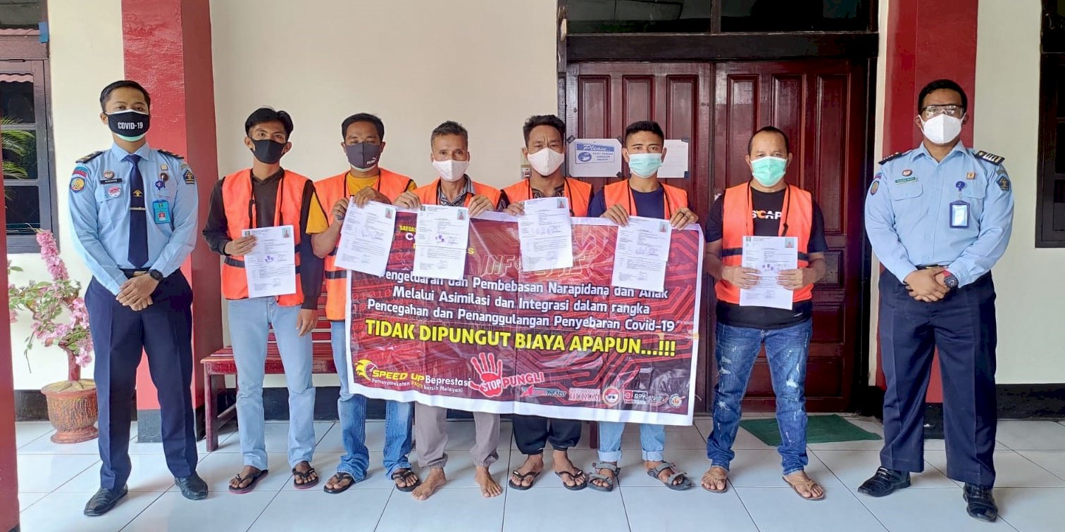 Penuhi Syarat, 6 Narapidana Lapas Sampit Dapat Asimilasi di Rumah