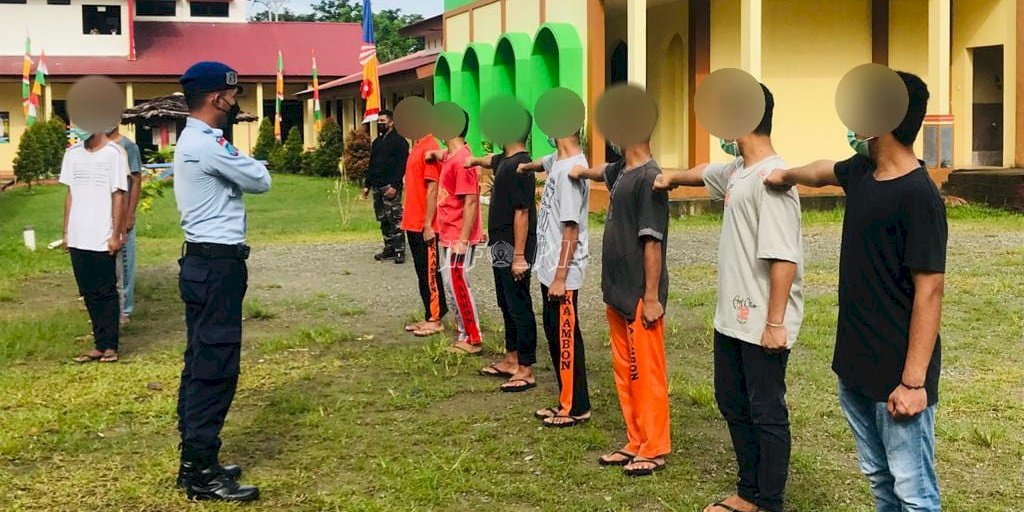 Tanamkan Kedisiplinan, Anak LPKA Ambon Dilatih LKBB