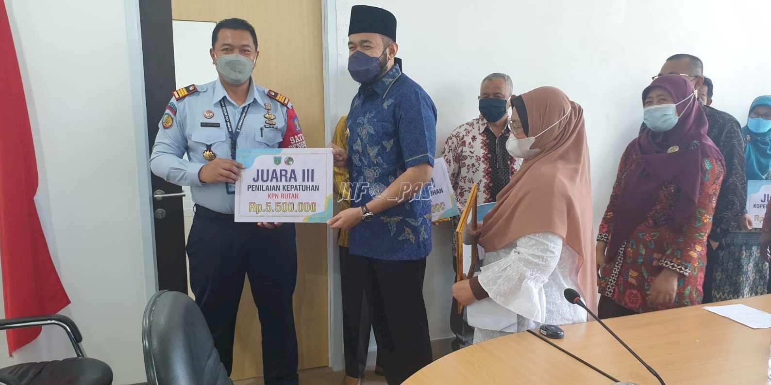 Rutan Padang Panjang Juara III Kepatuhan Koperasi se-Padang Panjang 