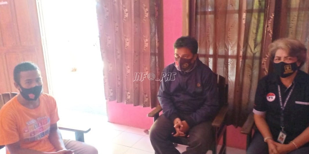 PK Bapas Ambon Ikuti Penyerahan ABH dari Polsek ke Kejari