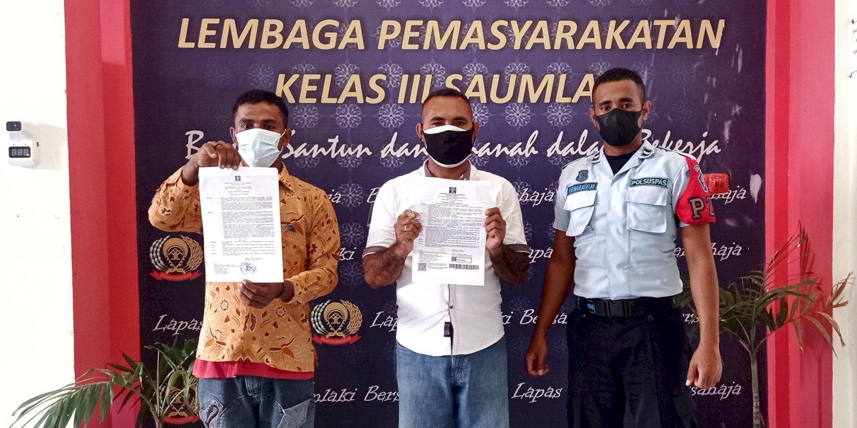 2 WBP Lapas Saumlaki Hirup Udara Bebas Usai Dapat PB & Asimilasi di Rumah