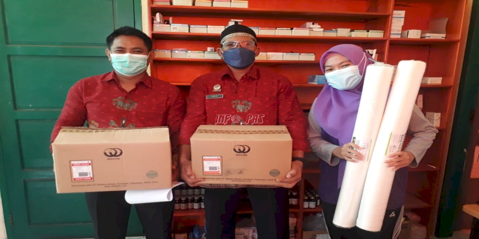 Bantuan Obat-obatan, Buah Sinergi Lapas Sampit- Pemkab Kotim