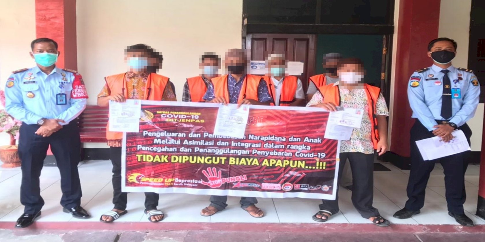 Penuhi Syarat Asimilasi, Sejumlah Narapidana Dirumahkan