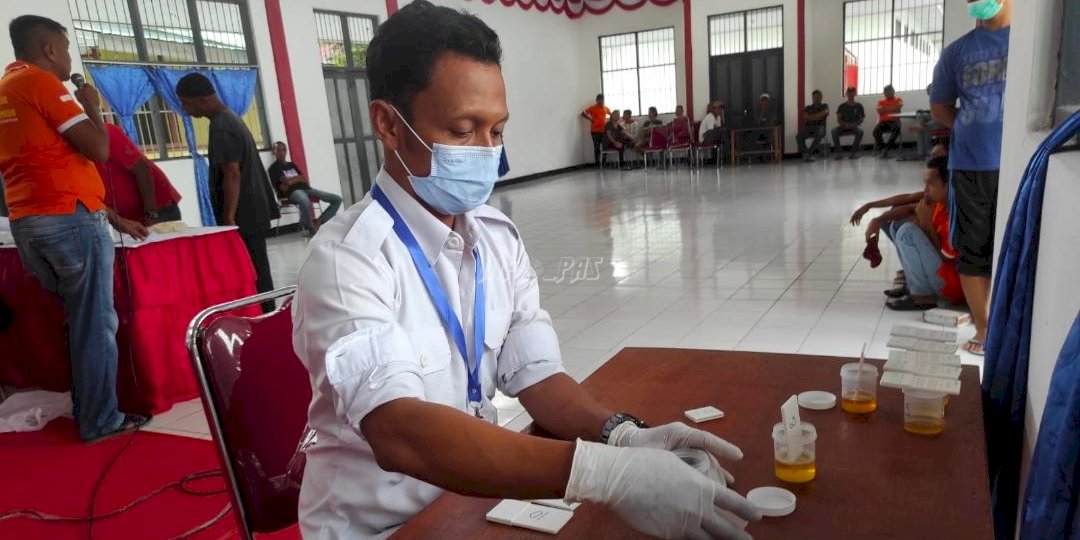 Dites Urine, Narapidana Lapas Ambon Negatif Narkoba