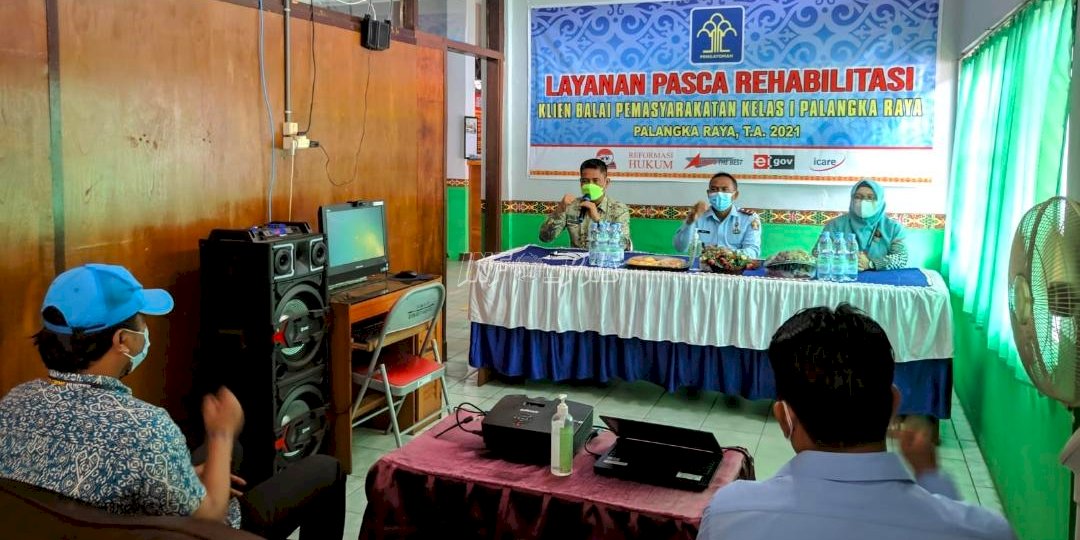 Klien Narkoba Bapas Palangka Raya Ikuti Pasca Rehabilitasi