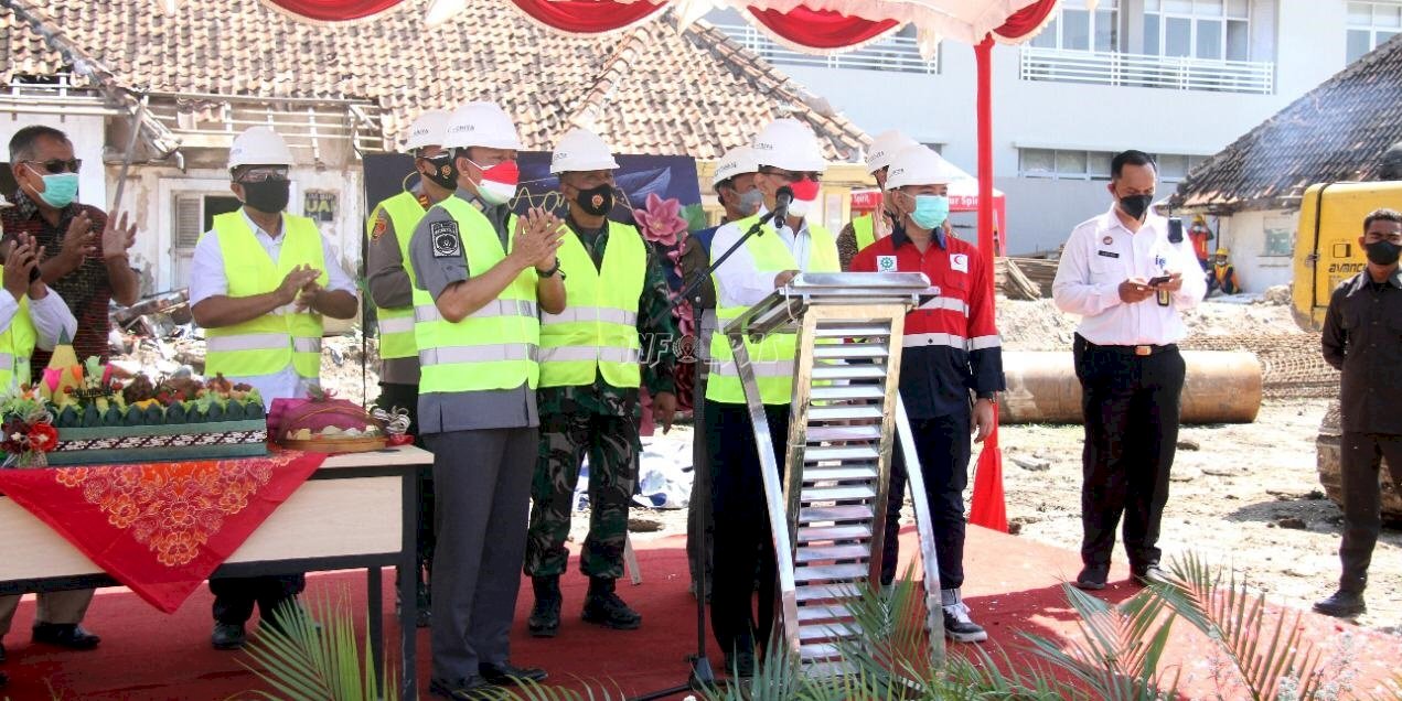 Kakanwil Jateng Lakukan Groundbreaking Pembangunan Rutan Semarang